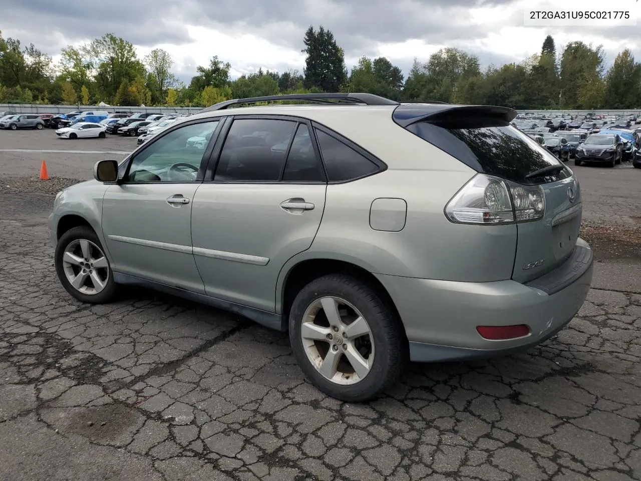 2005 Lexus Rx 330 VIN: 2T2GA31U95C021775 Lot: 74355294