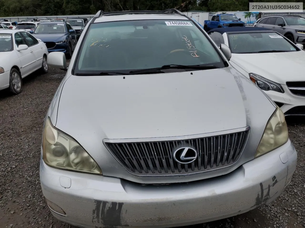 2005 Lexus Rx 330 VIN: 2T2GA31U35C034652 Lot: 74458684