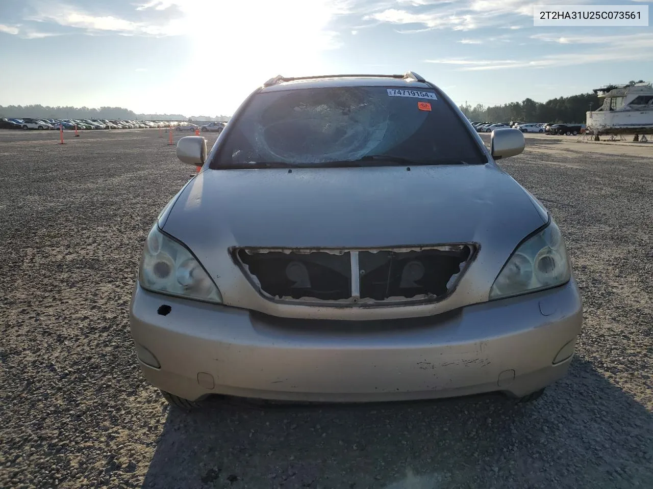 2005 Lexus Rx 330 VIN: 2T2HA31U25C073561 Lot: 74719154