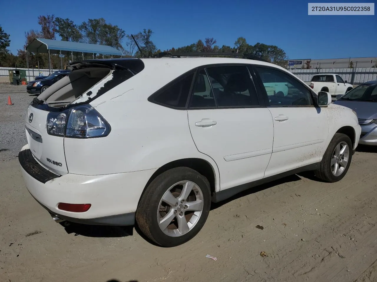 2005 Lexus Rx 330 VIN: 2T2GA31U95C022358 Lot: 74932234