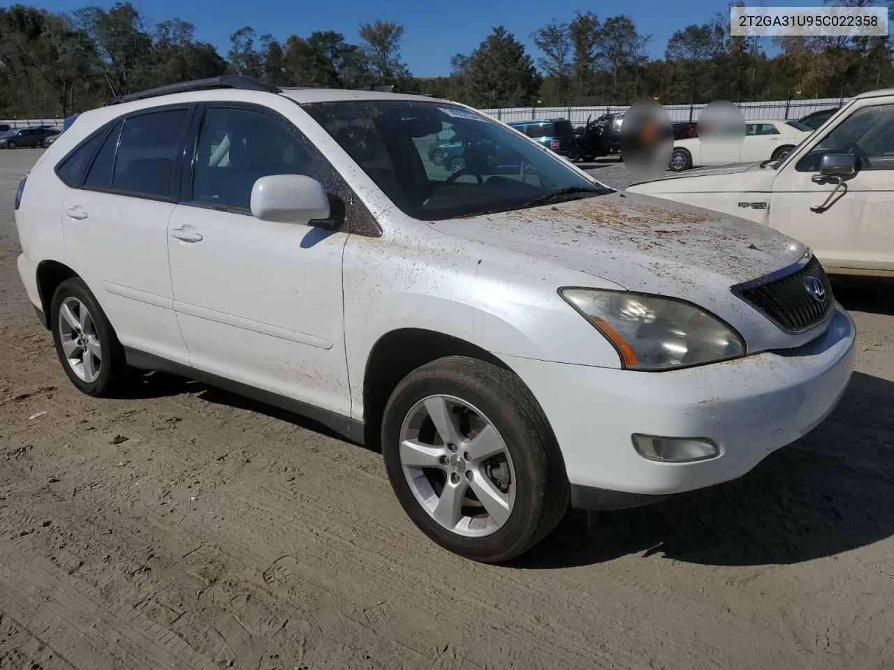 2005 Lexus Rx 330 VIN: 2T2GA31U95C022358 Lot: 74932234