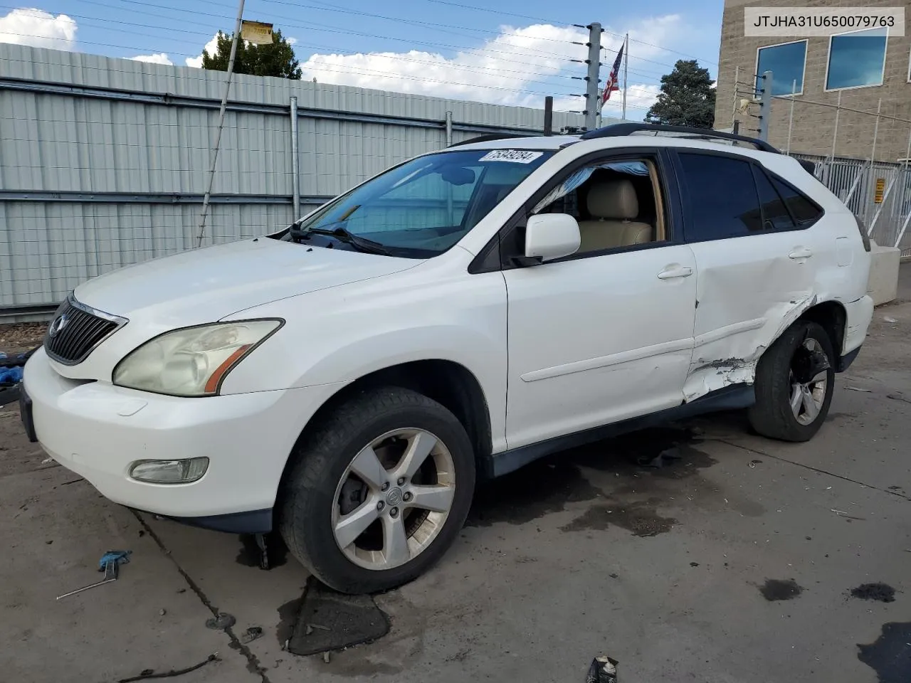 2005 Lexus Rx 330 VIN: JTJHA31U650079763 Lot: 75349284