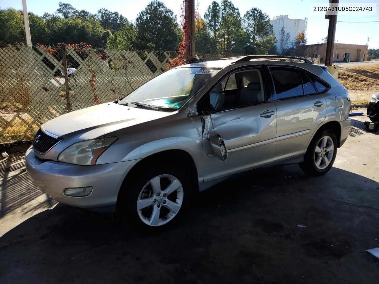 2005 Lexus Rx 330 VIN: 2T2GA31U05C024743 Lot: 75494564