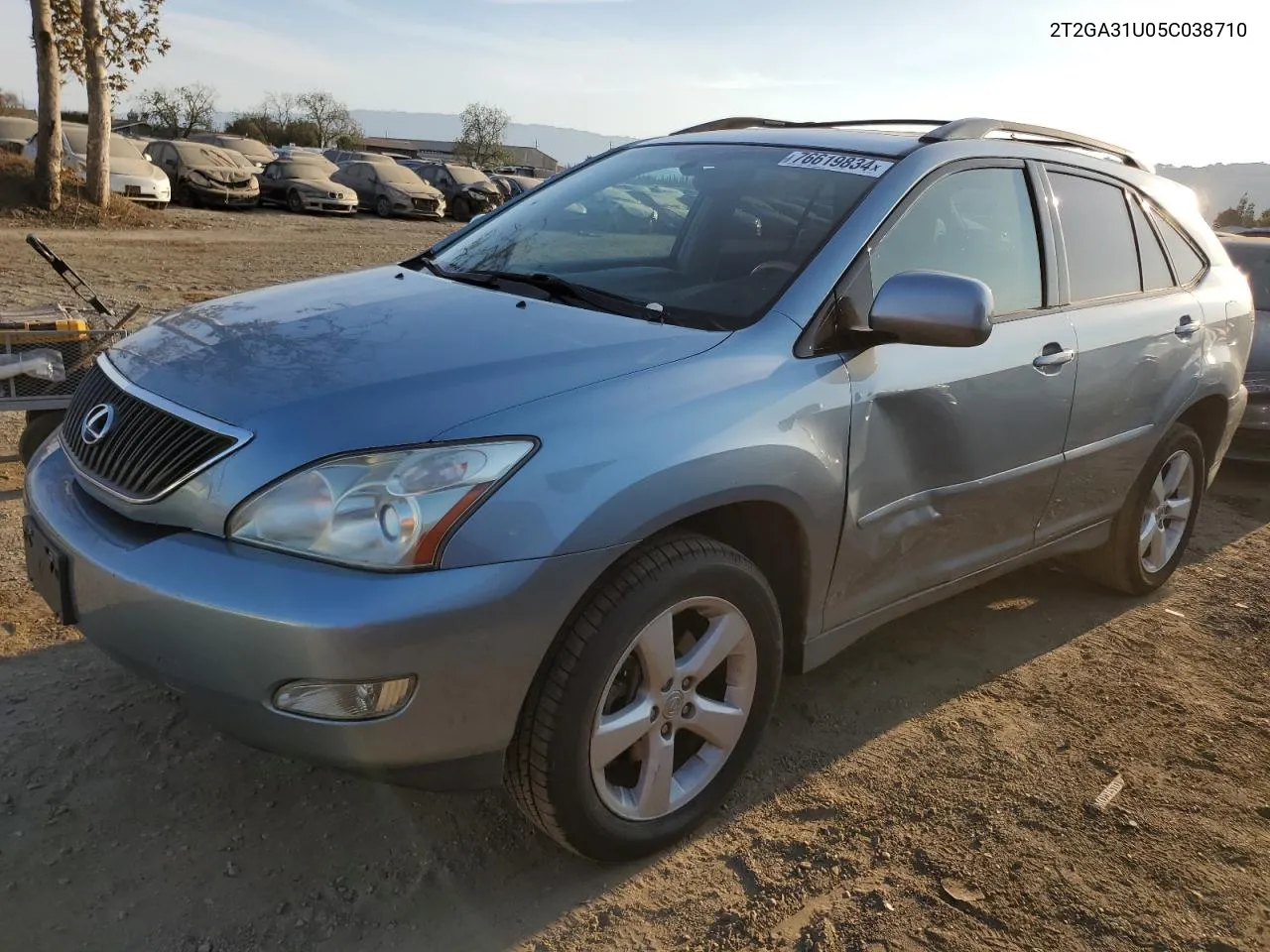 2005 Lexus Rx 330 VIN: 2T2GA31U05C038710 Lot: 76619834