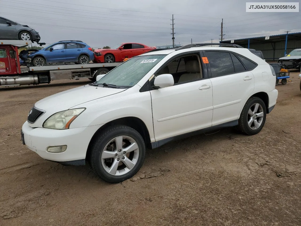 2005 Lexus Rx 330 VIN: JTJGA31UX50058166 Lot: 76781574