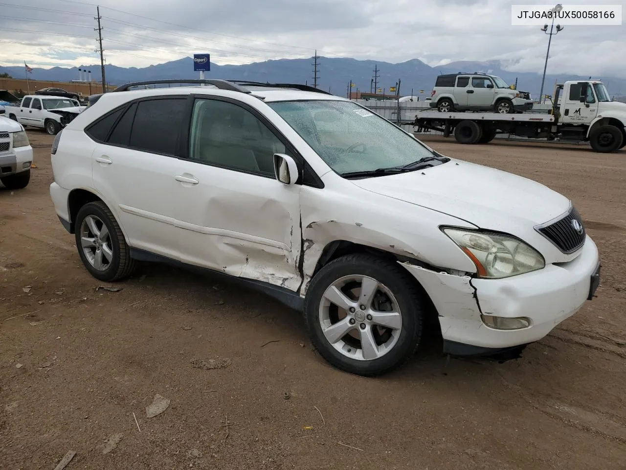 2005 Lexus Rx 330 VIN: JTJGA31UX50058166 Lot: 76781574