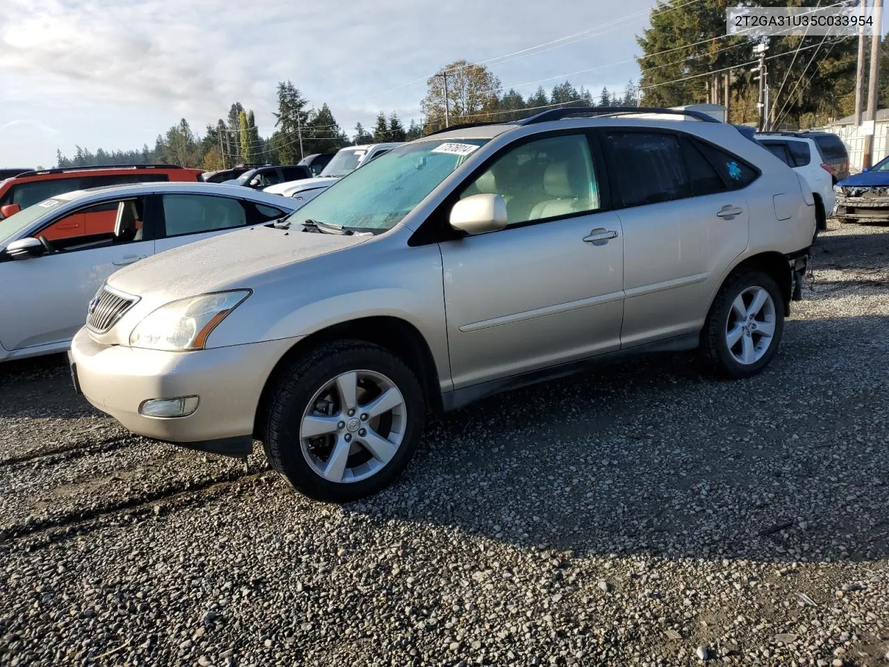 2005 Lexus Rx 330 VIN: 2T2GA31U35C033954 Lot: 77576014