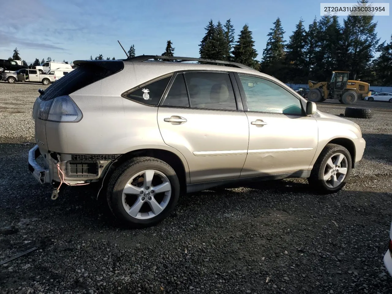 2005 Lexus Rx 330 VIN: 2T2GA31U35C033954 Lot: 77576014