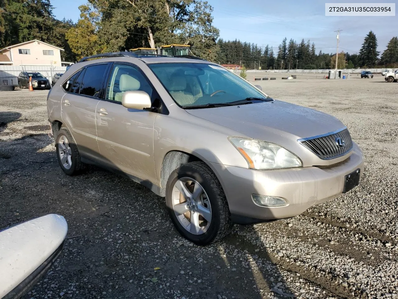 2005 Lexus Rx 330 VIN: 2T2GA31U35C033954 Lot: 77576014