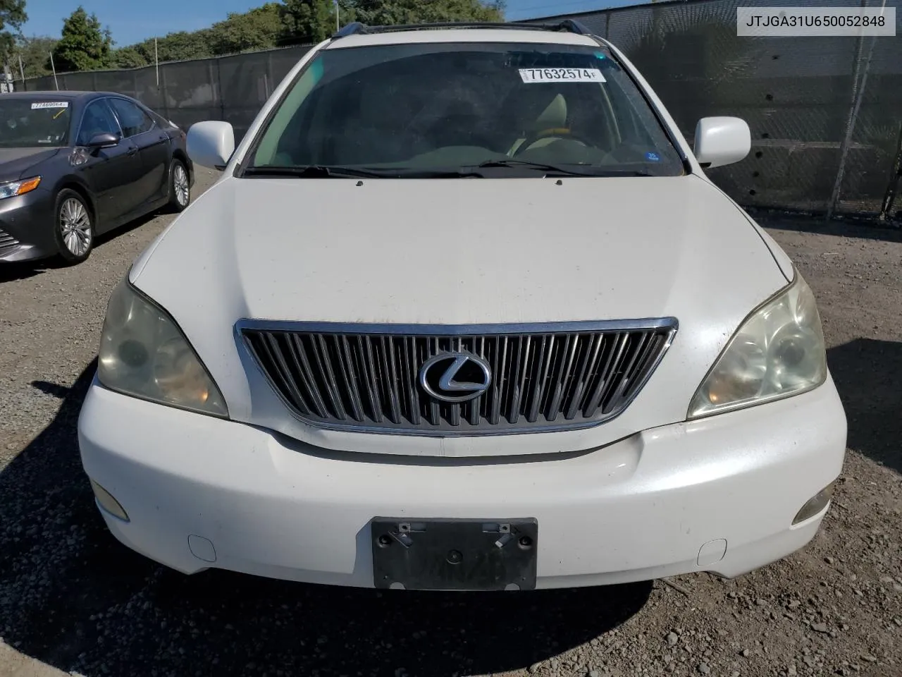 2005 Lexus Rx 330 VIN: JTJGA31U650052848 Lot: 77632574