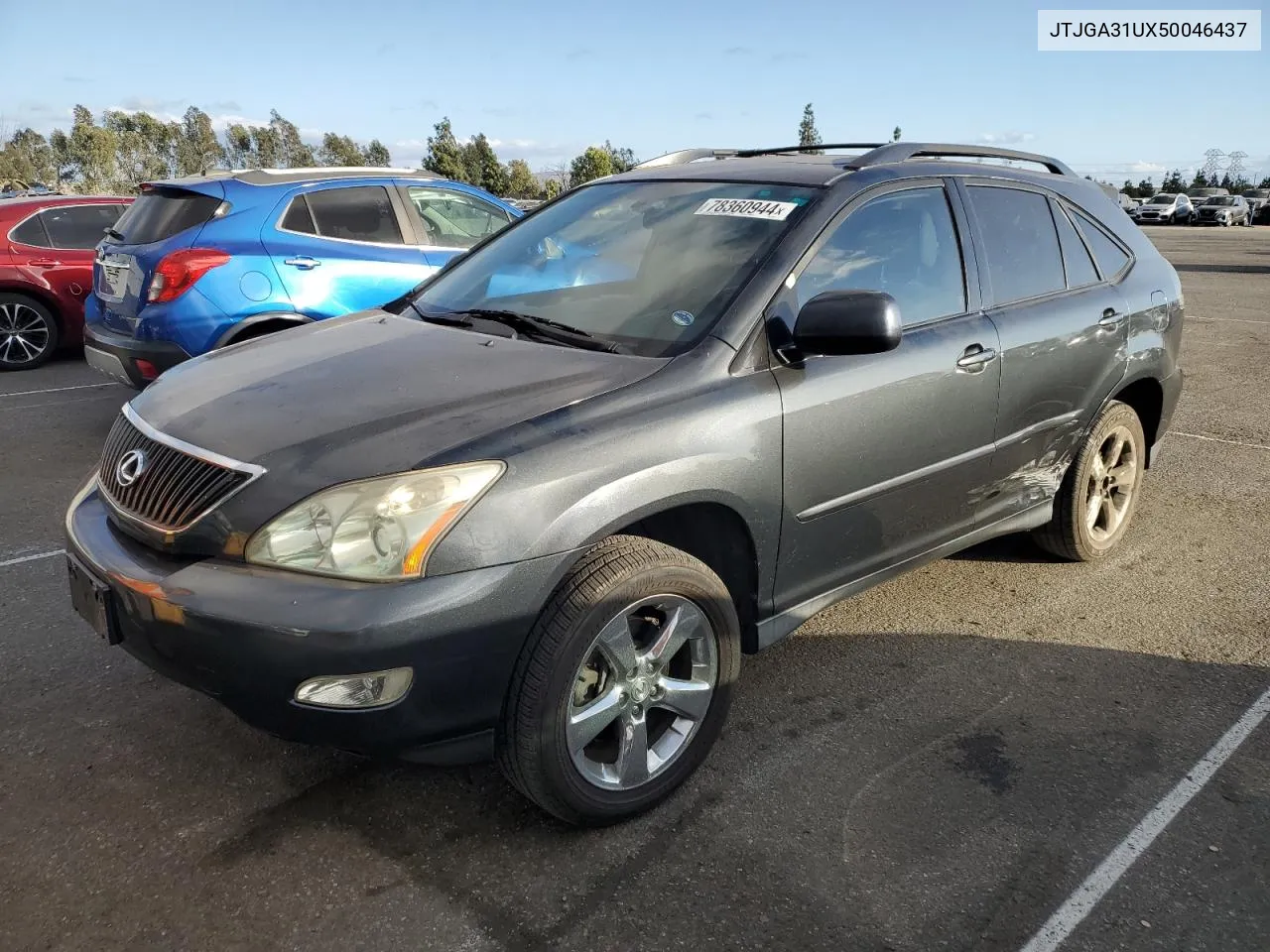 2005 Lexus Rx 330 VIN: JTJGA31UX50046437 Lot: 78360944