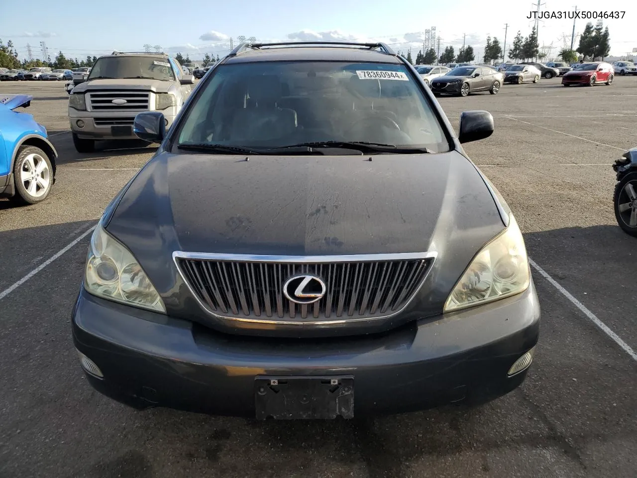 2005 Lexus Rx 330 VIN: JTJGA31UX50046437 Lot: 78360944