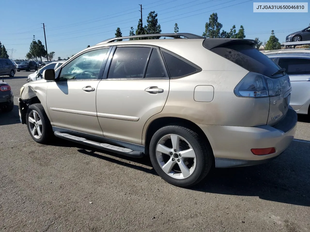 2005 Lexus Rx 330 VIN: JTJGA31U650046810 Lot: 78903634