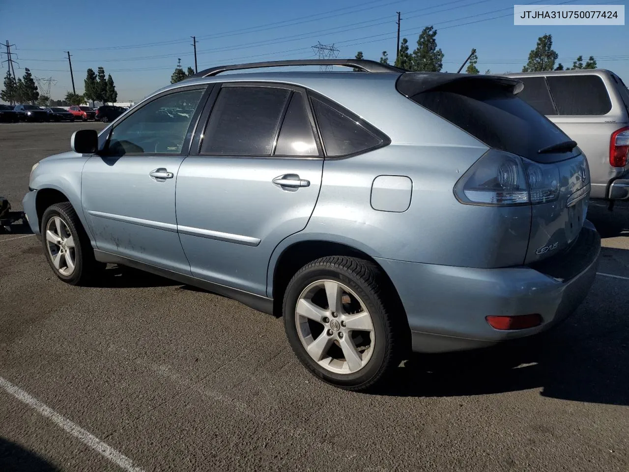 2005 Lexus Rx 330 VIN: JTJHA31U750077424 Lot: 79090394