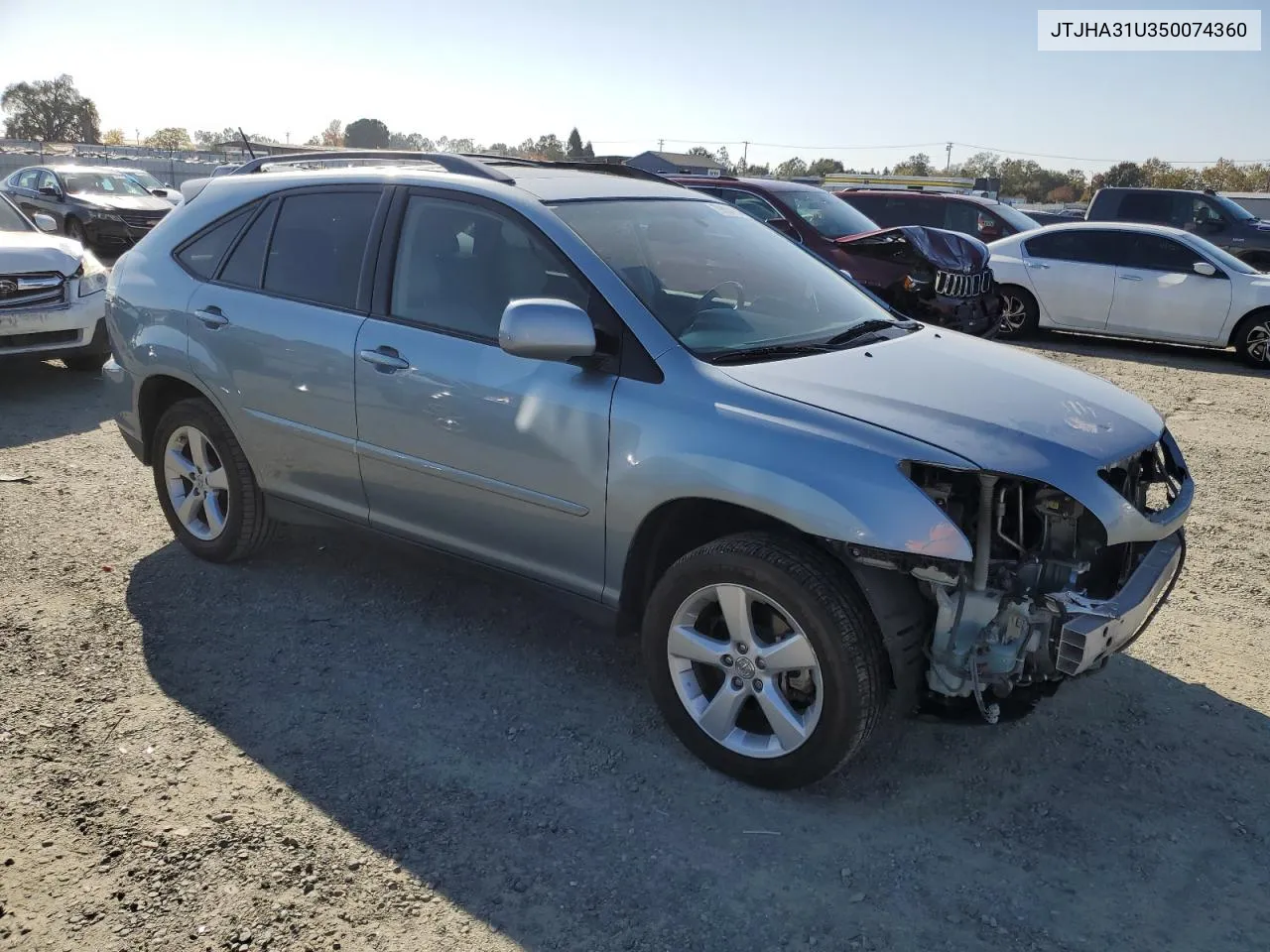 2005 Lexus Rx 330 VIN: JTJHA31U350074360 Lot: 79894144