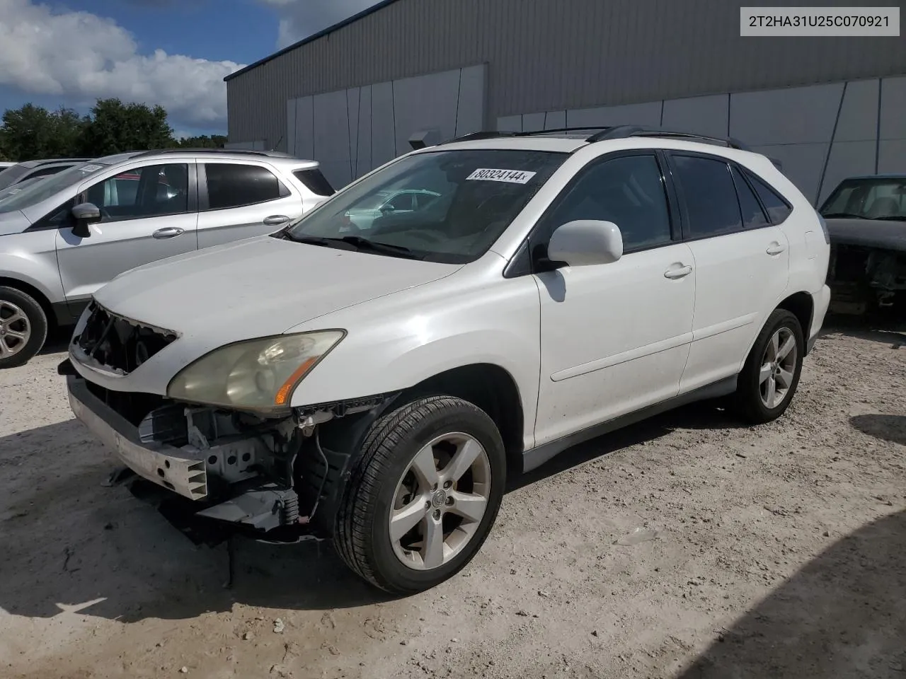 2005 Lexus Rx 330 VIN: 2T2HA31U25C070921 Lot: 80324144