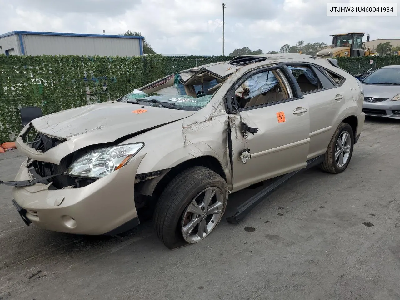 2006 Lexus Rx 400 VIN: JTJHW31U460041984 Lot: 54385984