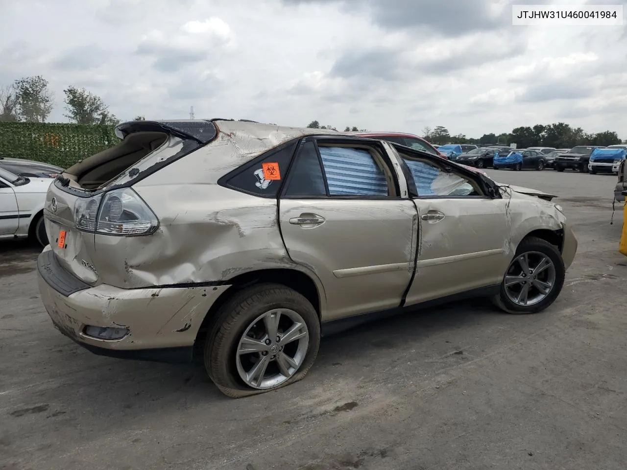 2006 Lexus Rx 400 VIN: JTJHW31U460041984 Lot: 54385984