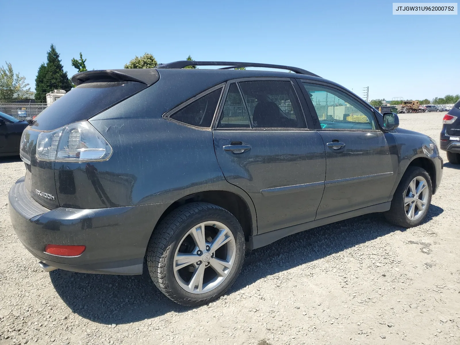 2006 Lexus Rx 400 VIN: JTJGW31U962000752 Lot: 63925604