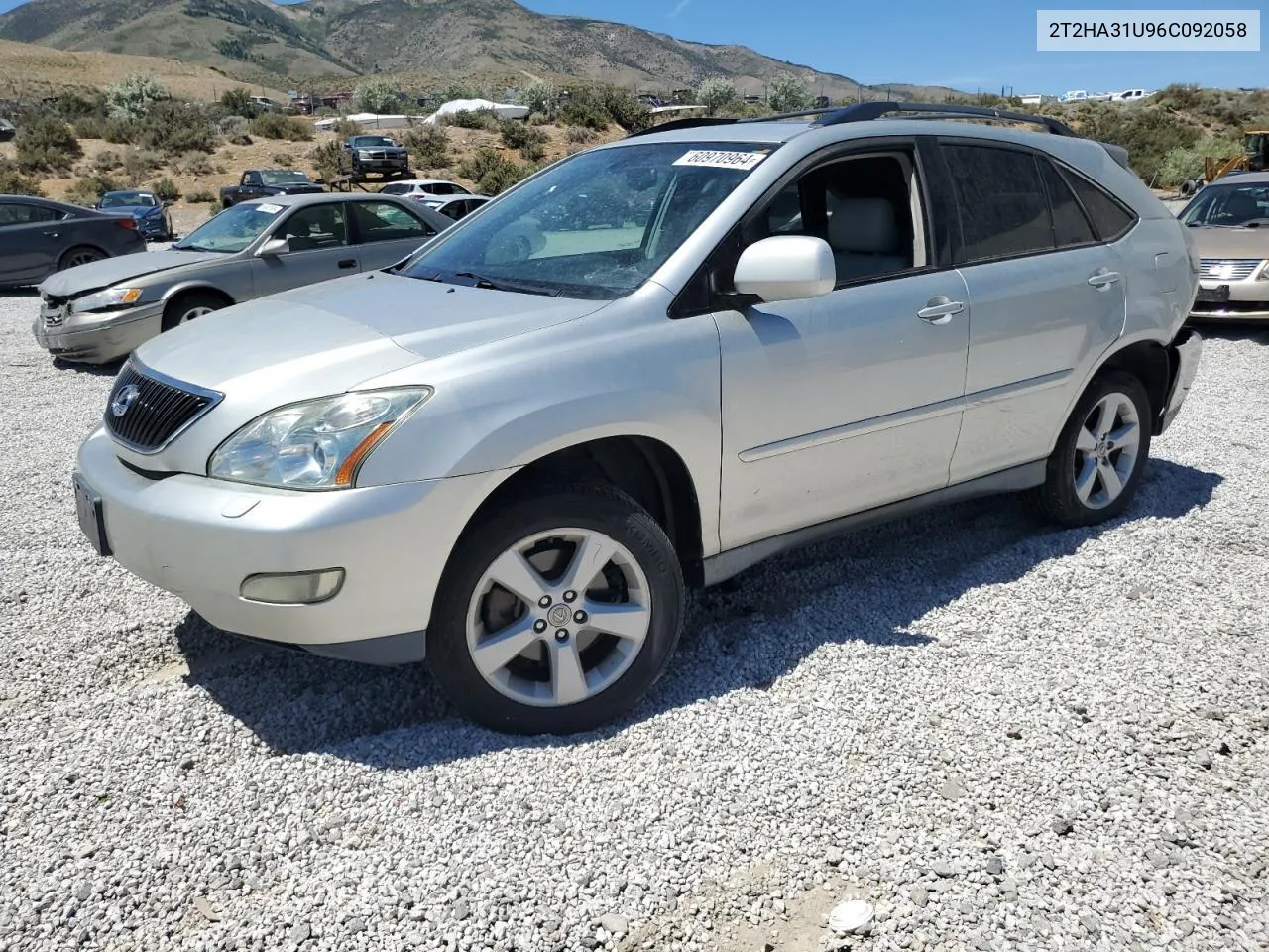 2006 Lexus Rx 330 VIN: 2T2HA31U96C092058 Lot: 68705864