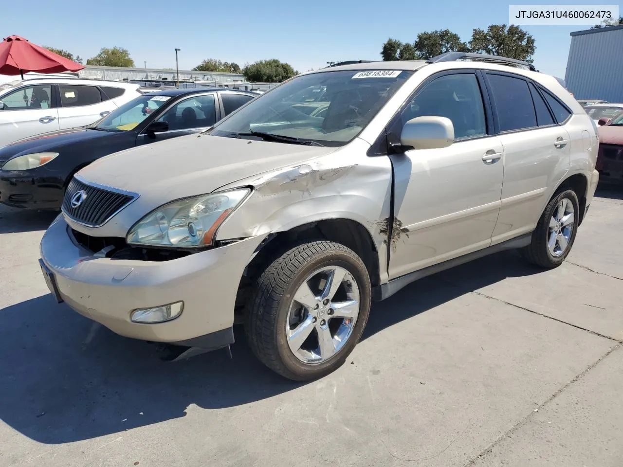 2006 Lexus Rx 330 VIN: JTJGA31U460062473 Lot: 69818384