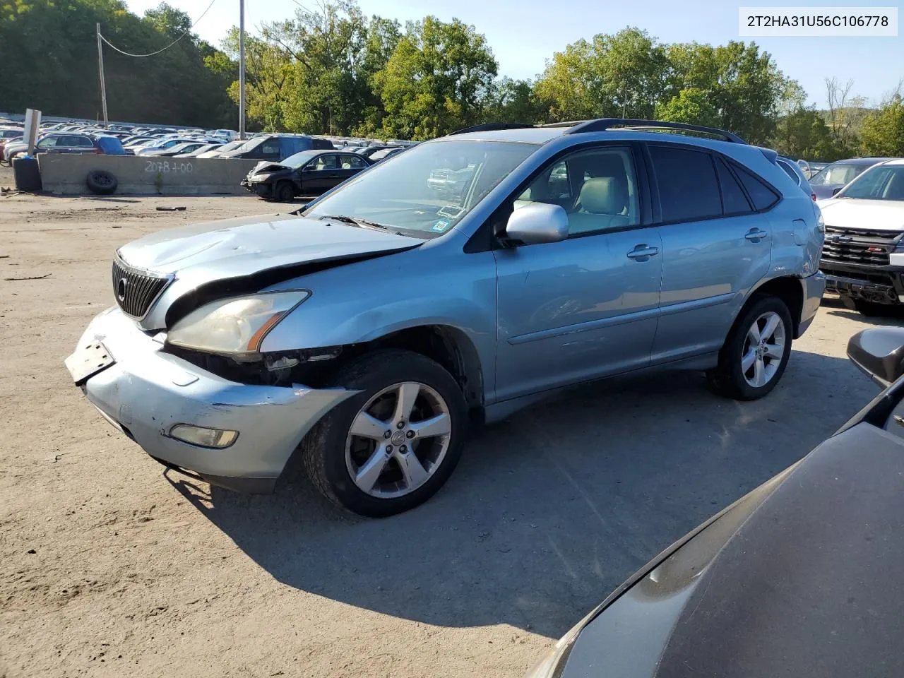 2006 Lexus Rx 330 VIN: 2T2HA31U56C106778 Lot: 70003884