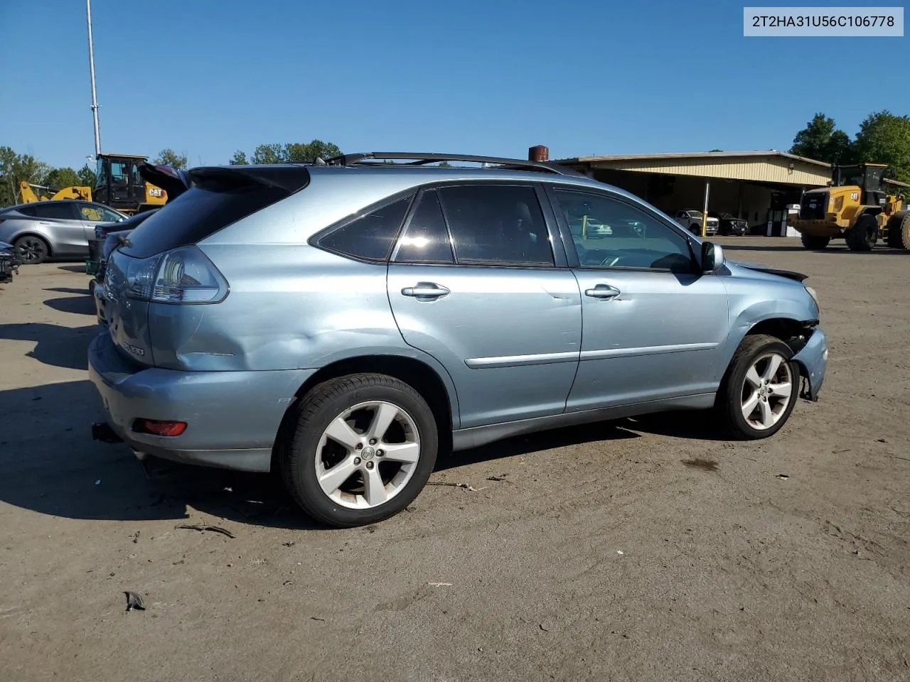 2006 Lexus Rx 330 VIN: 2T2HA31U56C106778 Lot: 70003884