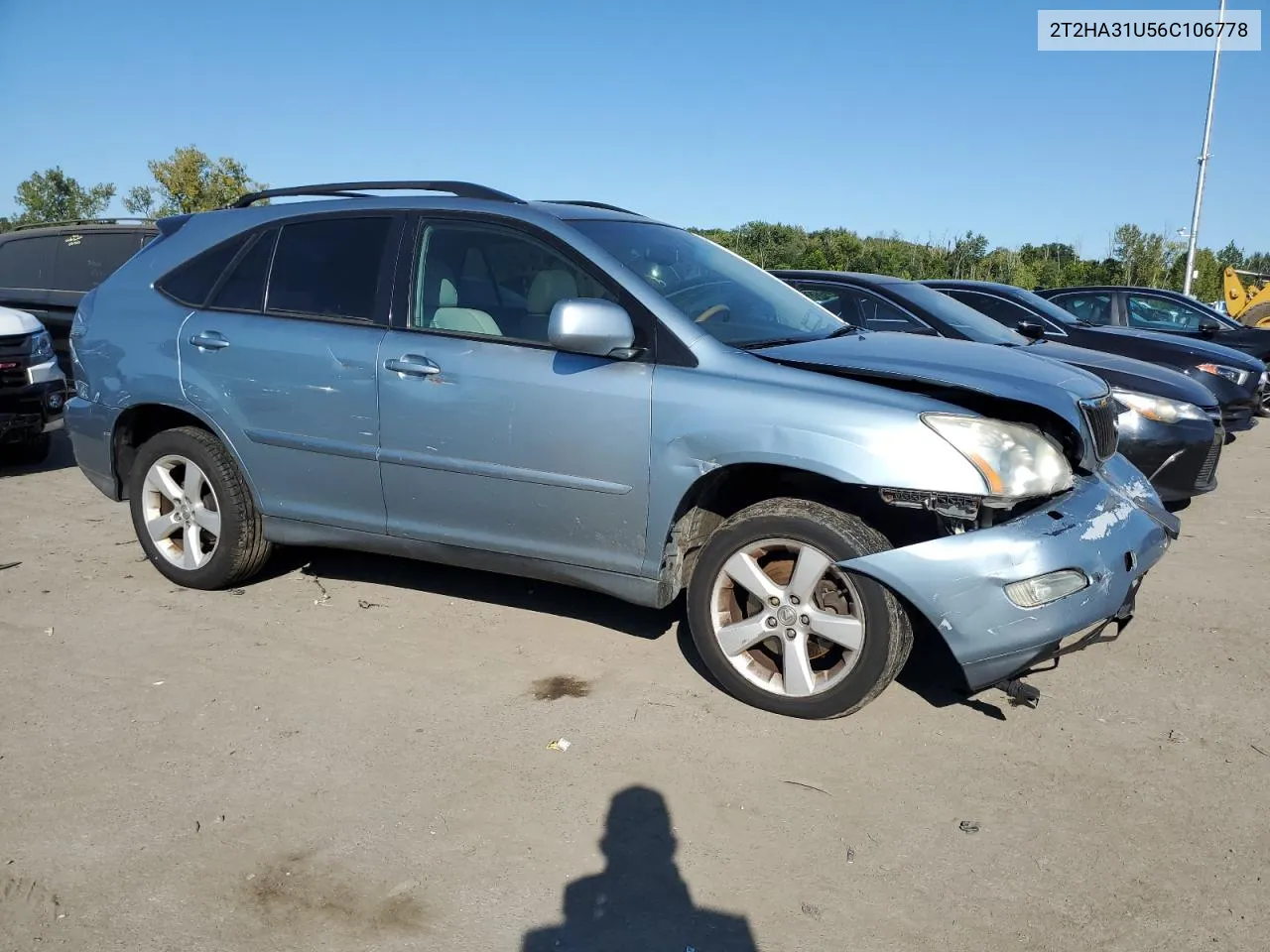 2006 Lexus Rx 330 VIN: 2T2HA31U56C106778 Lot: 70003884