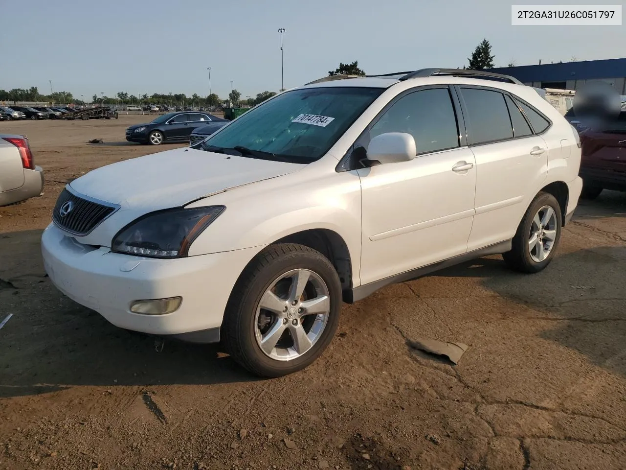 2006 Lexus Rx 330 VIN: 2T2GA31U26C051797 Lot: 70147784