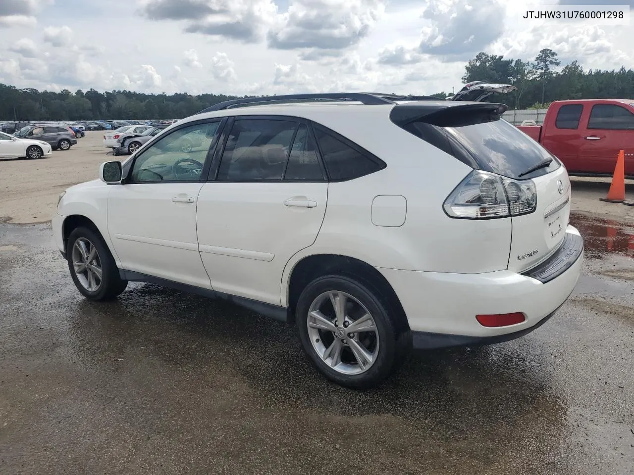 2006 Lexus Rx 400 VIN: JTJHW31U760001298 Lot: 70463164