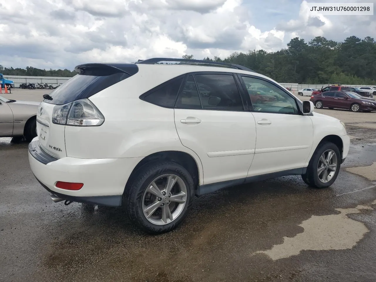 2006 Lexus Rx 400 VIN: JTJHW31U760001298 Lot: 70463164