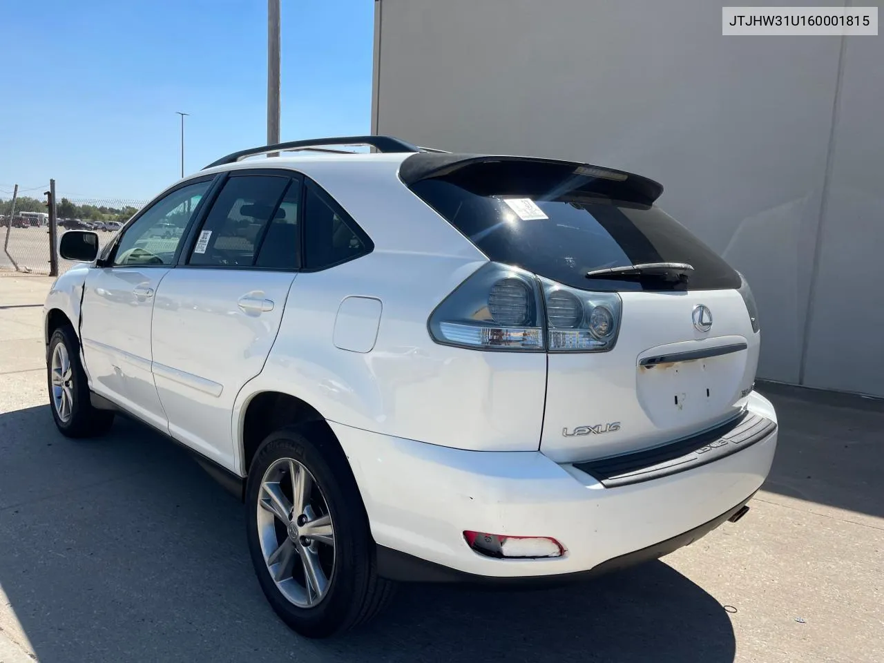 2006 Lexus Rx 400 VIN: JTJHW31U160001815 Lot: 71618154