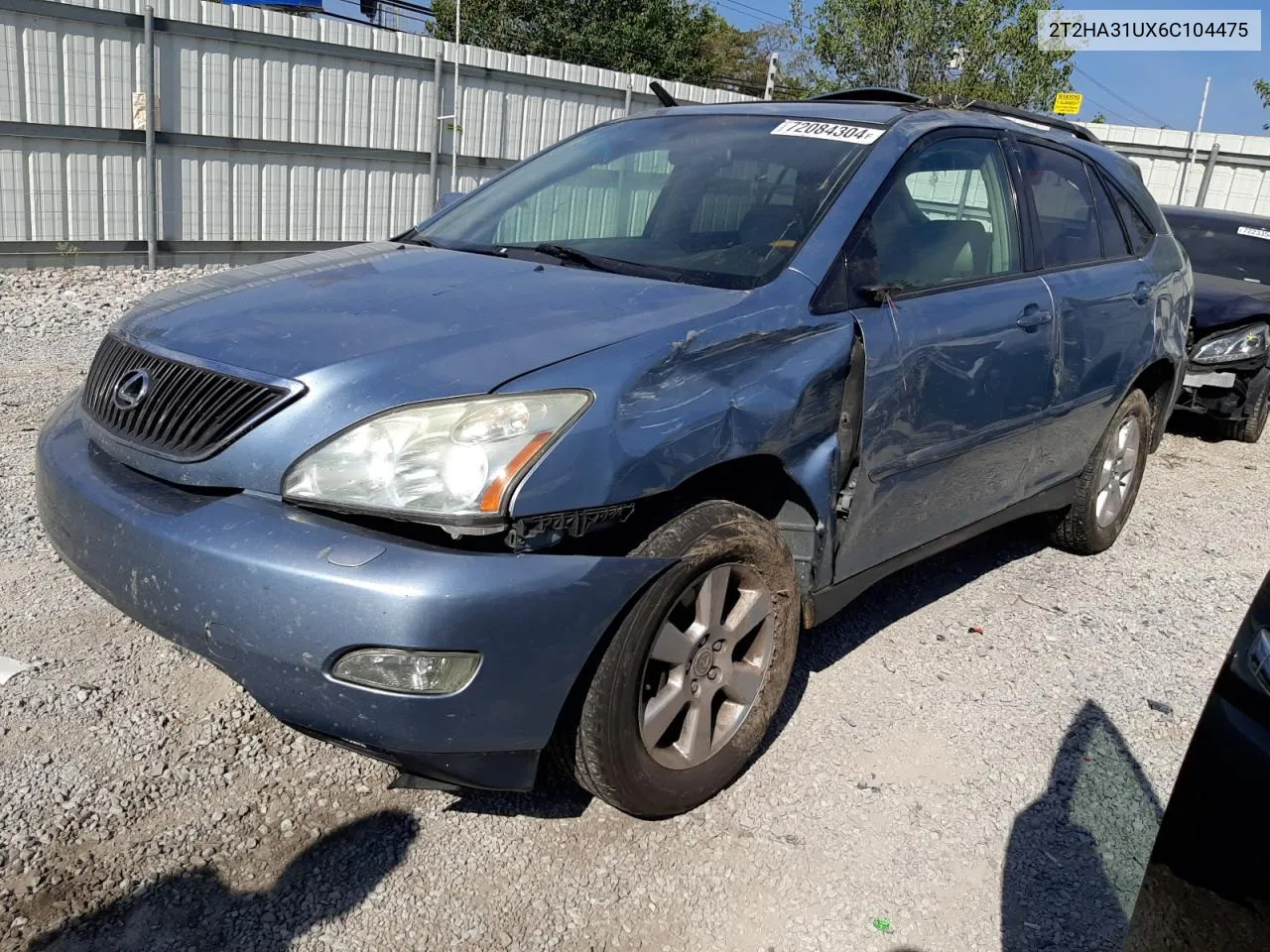 2006 Lexus Rx 330 VIN: 2T2HA31UX6C104475 Lot: 72084304