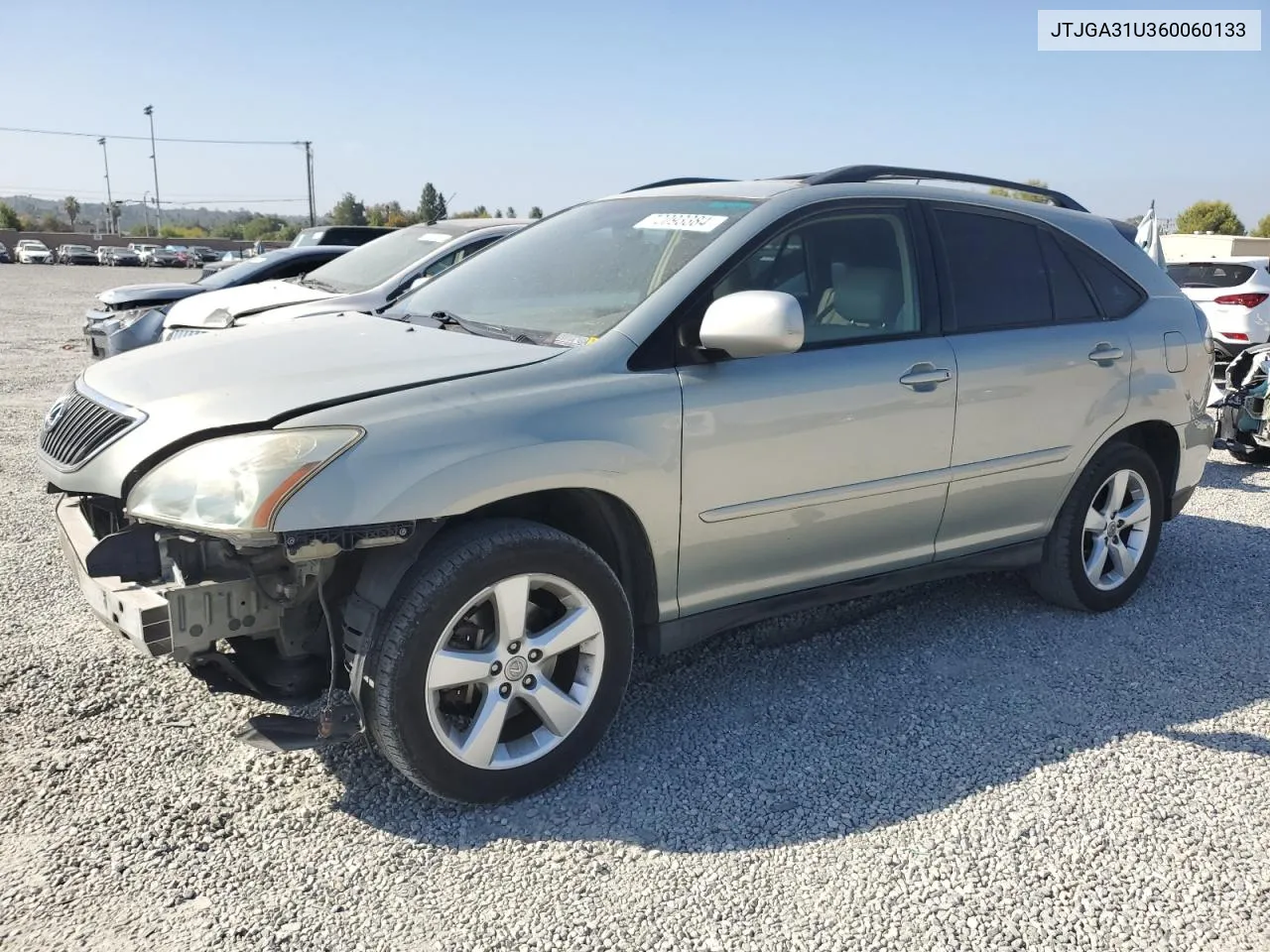 2006 Lexus Rx 330 VIN: JTJGA31U360060133 Lot: 72093384