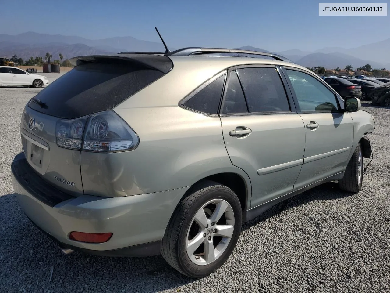 2006 Lexus Rx 330 VIN: JTJGA31U360060133 Lot: 72093384