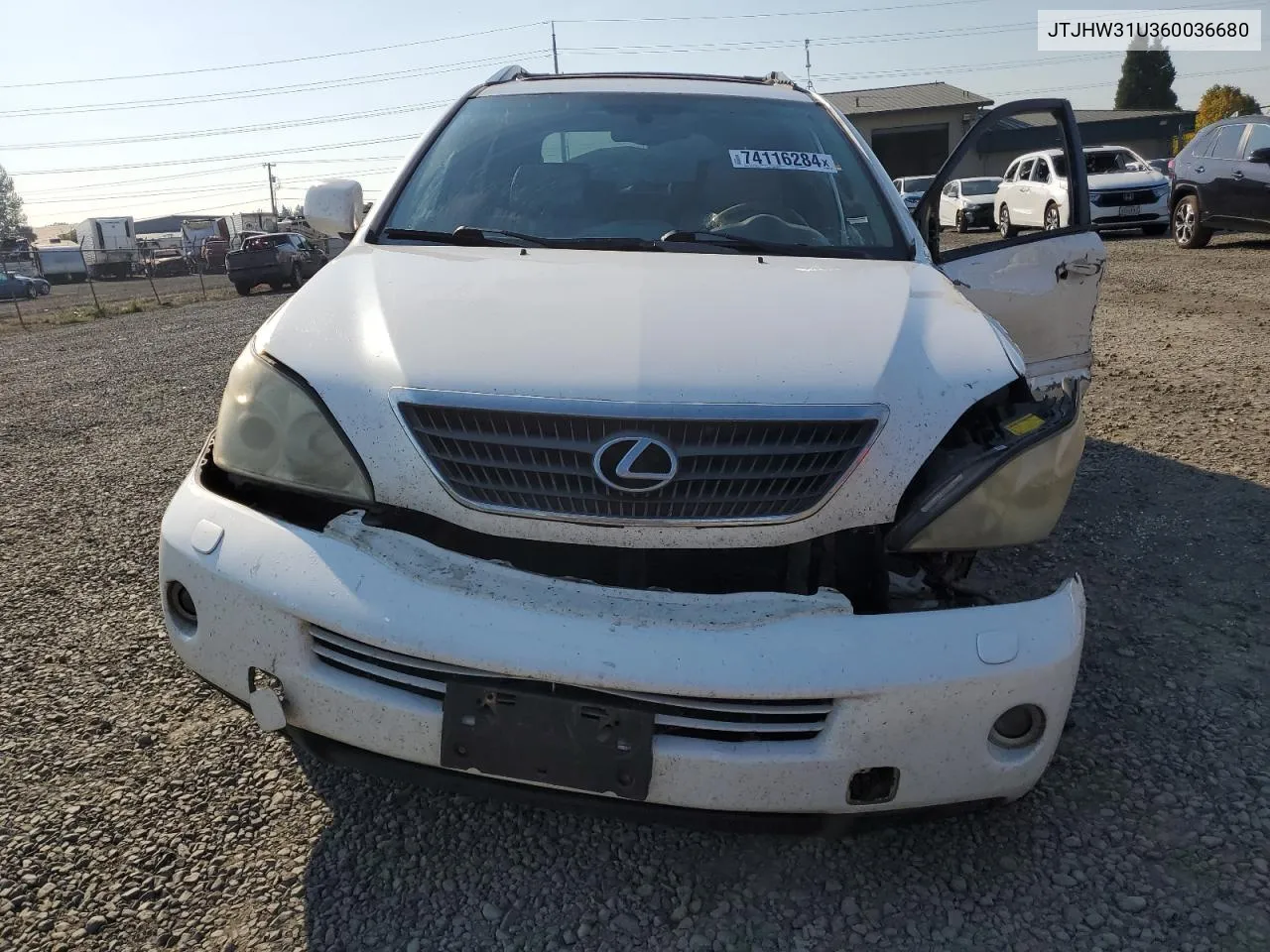 2006 Lexus Rx 400 VIN: JTJHW31U360036680 Lot: 74116284