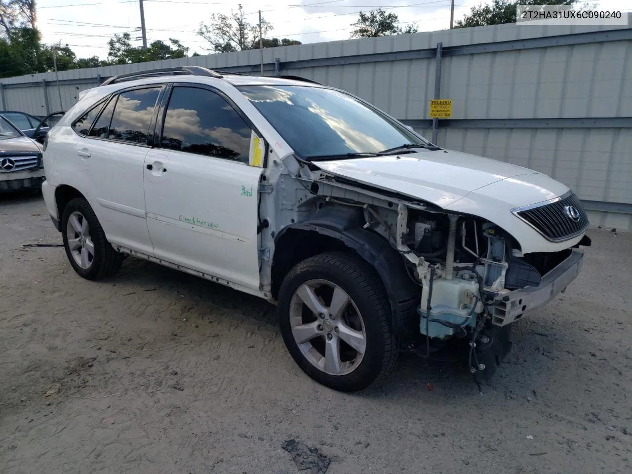 2006 Lexus Rx 330 VIN: 2T2HA31UX6C090240 Lot: 74654864