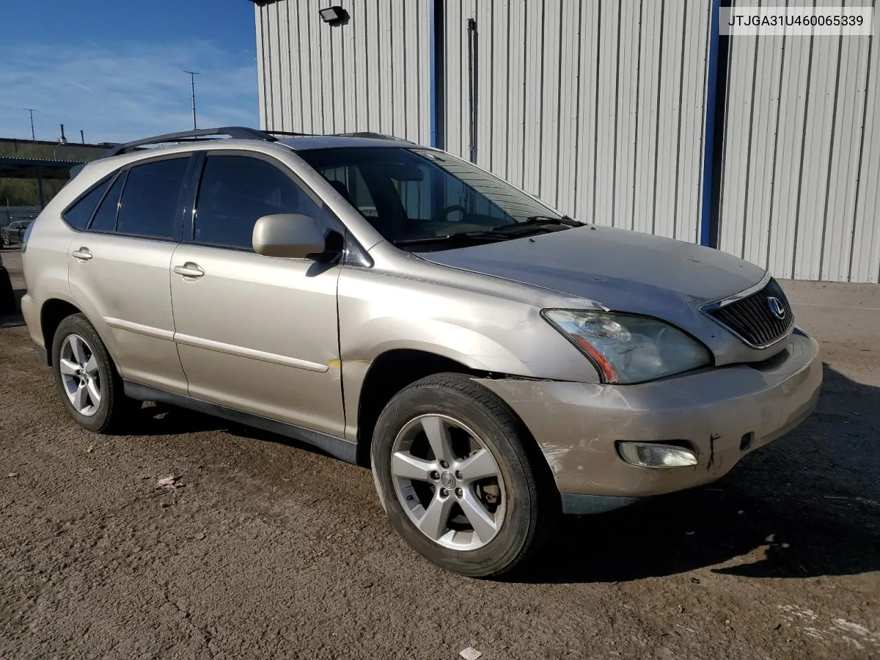 2006 Lexus Rx 330 VIN: JTJGA31U460065339 Lot: 75705224