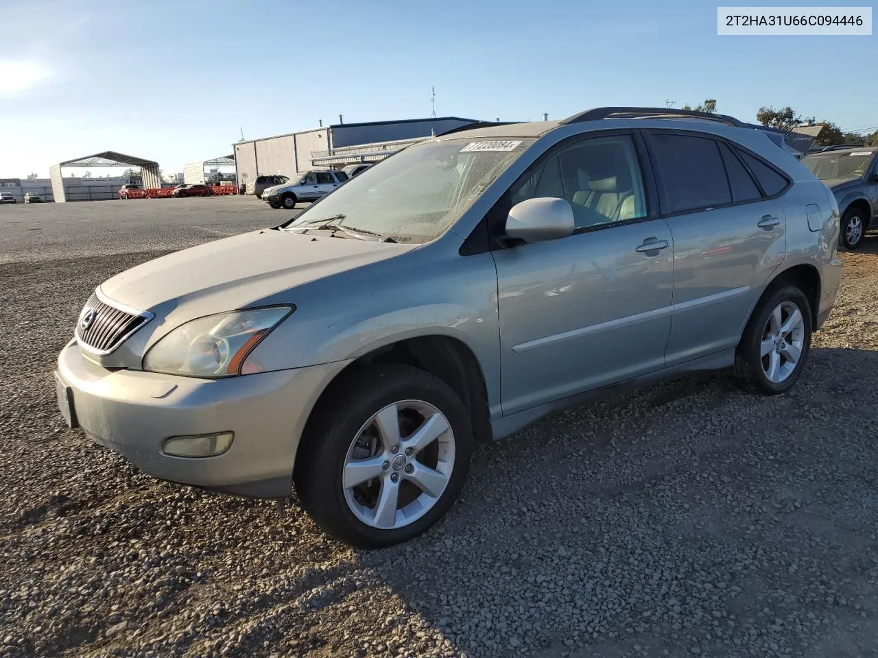 2006 Lexus Rx 330 VIN: 2T2HA31U66C094446 Lot: 77220084