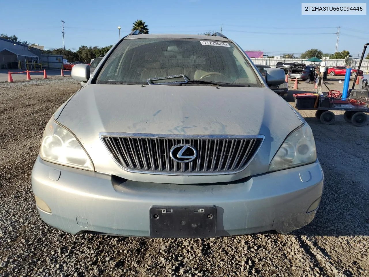 2006 Lexus Rx 330 VIN: 2T2HA31U66C094446 Lot: 77220084