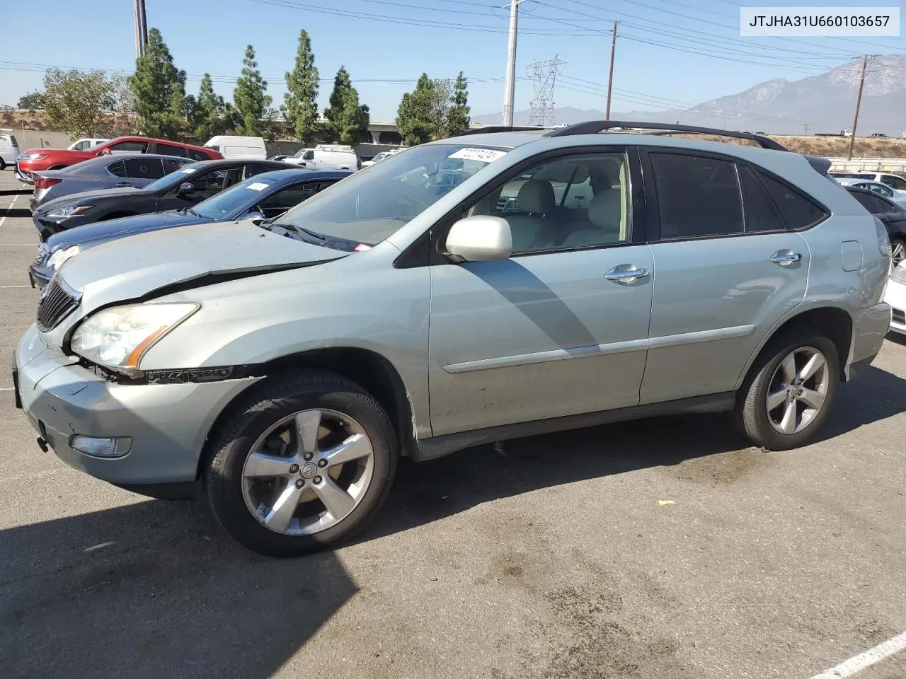 2006 Lexus Rx 330 VIN: JTJHA31U660103657 Lot: 77227424