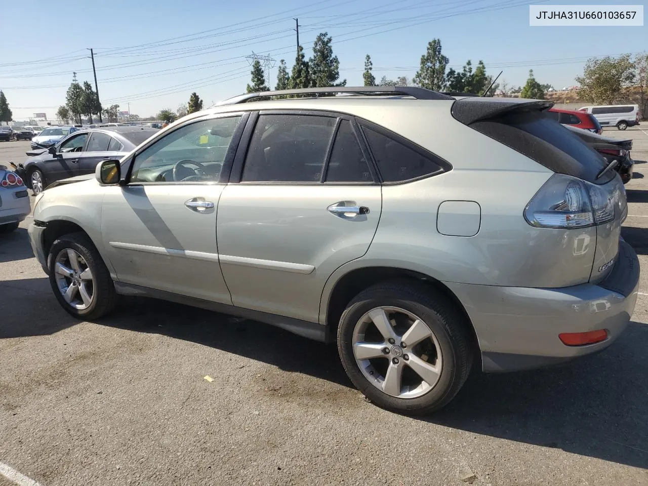 2006 Lexus Rx 330 VIN: JTJHA31U660103657 Lot: 77227424