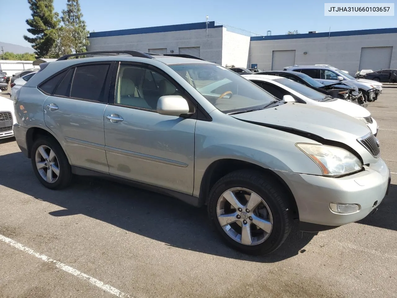 2006 Lexus Rx 330 VIN: JTJHA31U660103657 Lot: 77227424