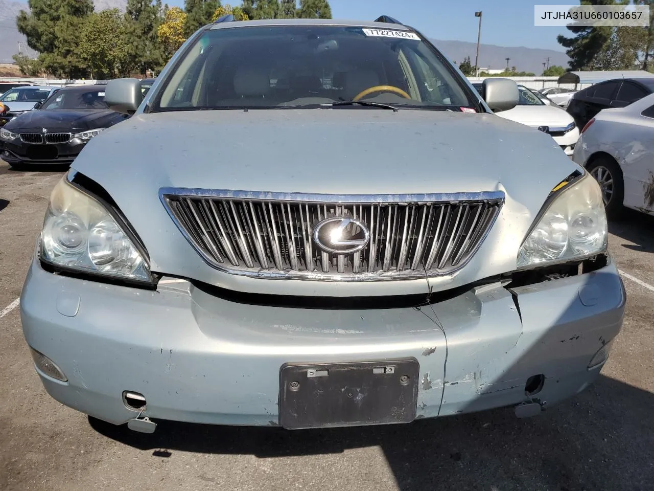 2006 Lexus Rx 330 VIN: JTJHA31U660103657 Lot: 77227424