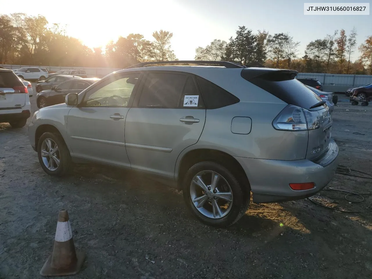 2006 Lexus Rx 400 VIN: JTJHW31U660016827 Lot: 77310394