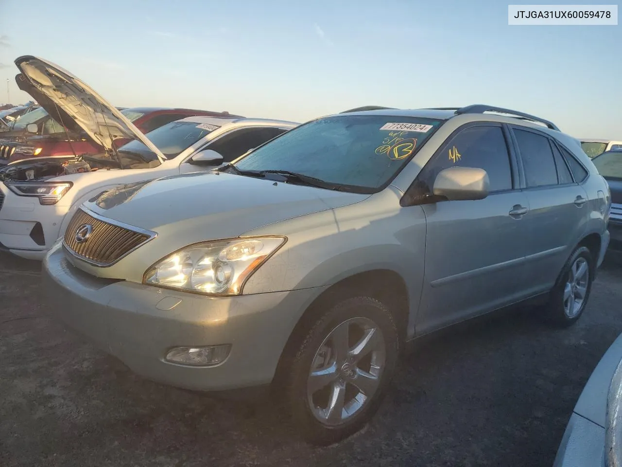 2006 Lexus Rx 330 VIN: JTJGA31UX60059478 Lot: 77354024