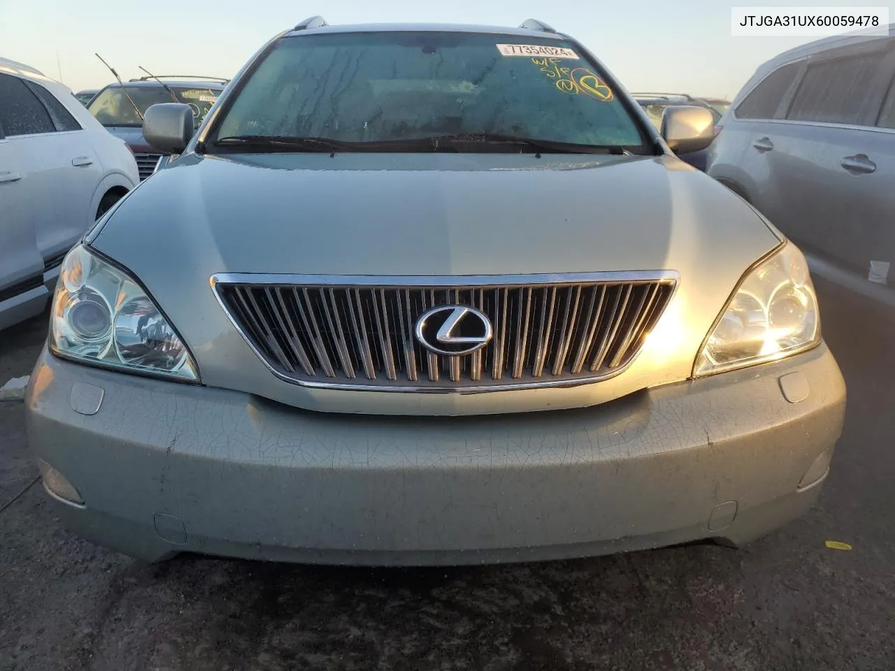 2006 Lexus Rx 330 VIN: JTJGA31UX60059478 Lot: 77354024