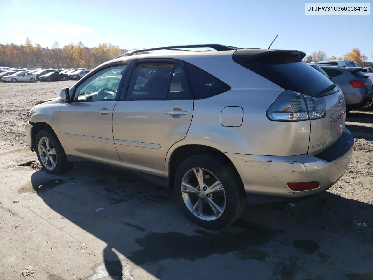 2006 Lexus Rx 400 VIN: JTJHW31U360008412 Lot: 77792814