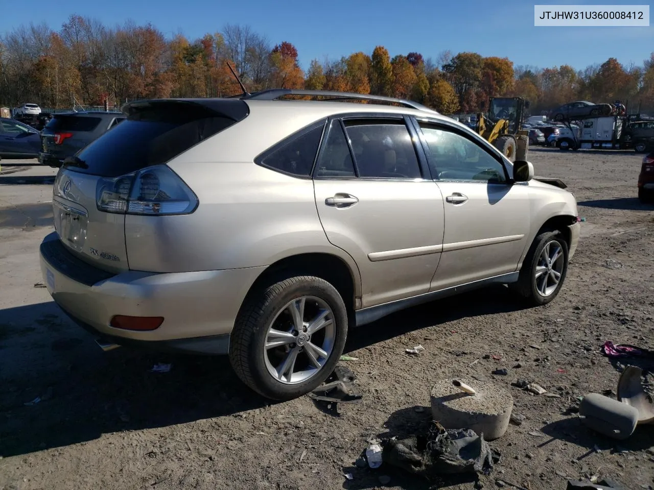 2006 Lexus Rx 400 VIN: JTJHW31U360008412 Lot: 77792814