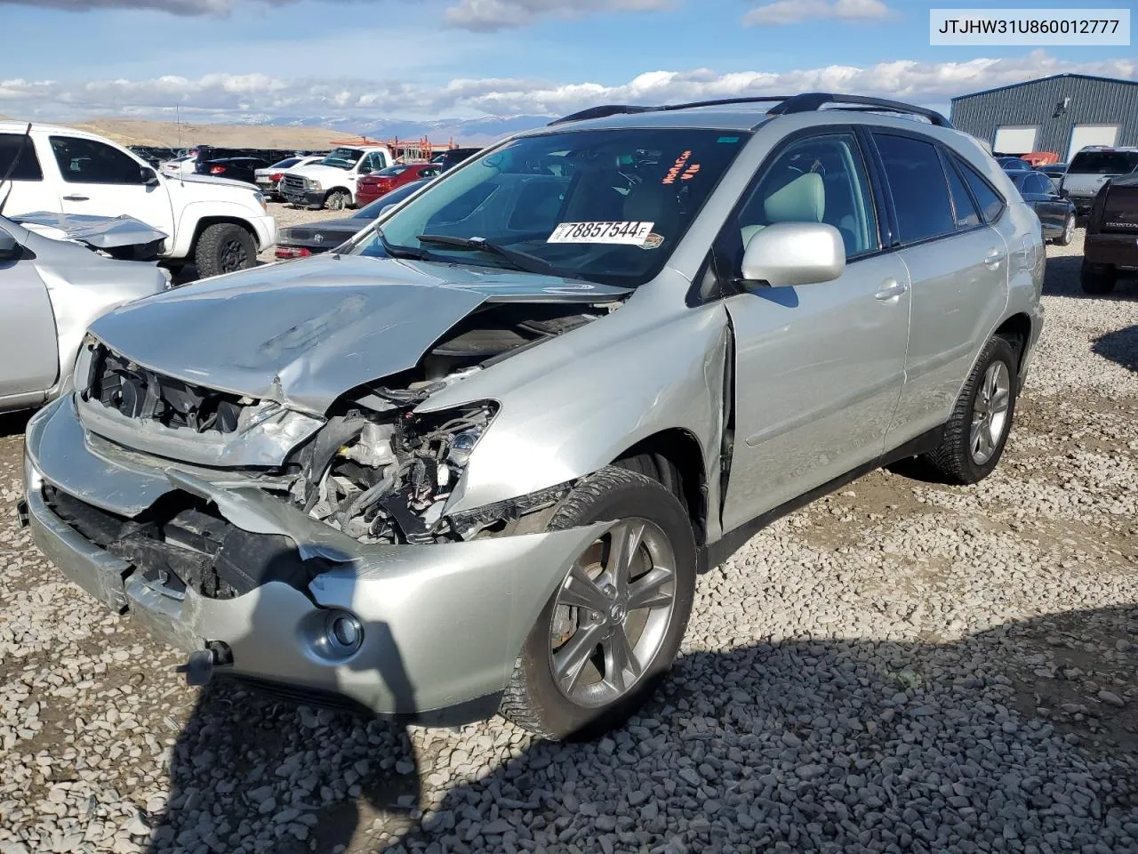 2006 Lexus Rx 400 VIN: JTJHW31U860012777 Lot: 78857544